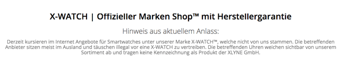 x-watch