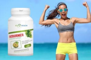 icg fatburner, frau mit muskeln