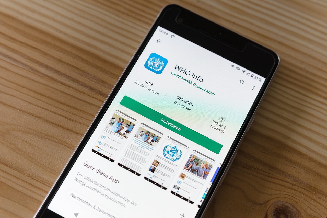 wellness app smartphone